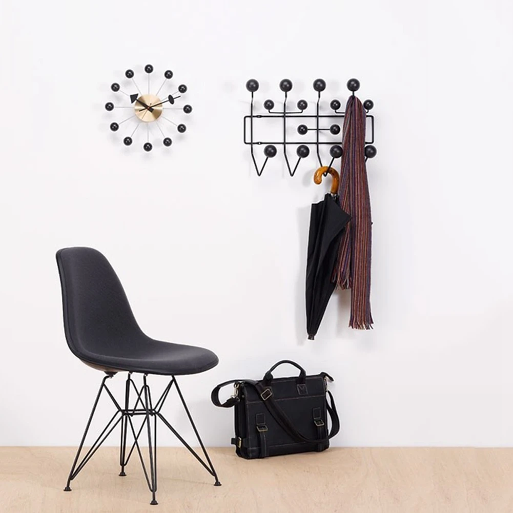 ABFKW Hanger Furniture Coat Hanger Ball Rack Multi-Purpose Hook for Wall Ornaments for Kid Gift Metal Bag Decor,A