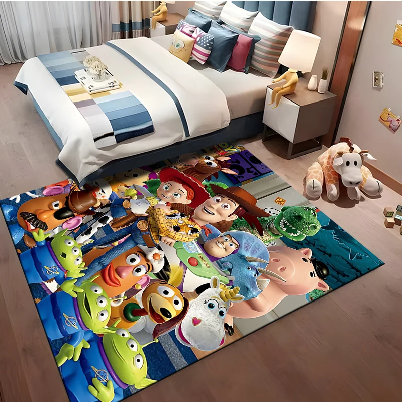 Disne cartoon movie Toy Story Pattern tappeto tappeto per soggiorno tappetino da bagno tappeto zerbino creativo per la decorazione della casa della