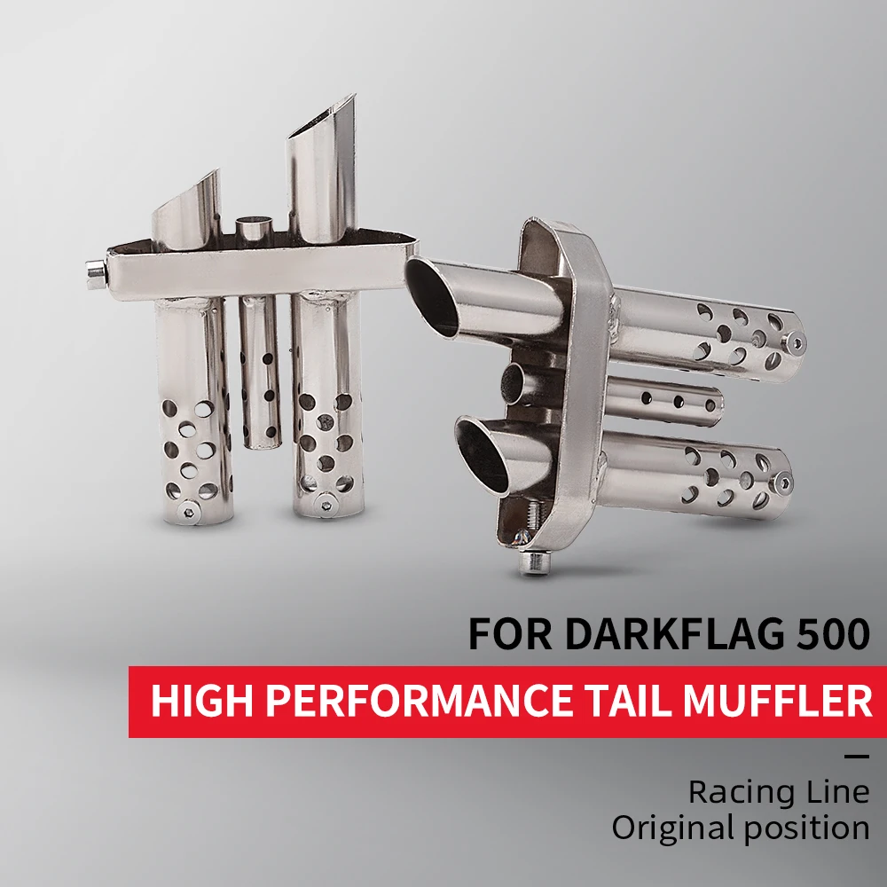 

For DARKFLAG 500 Removable DB Killer Motorcycle Exhaust Motorcycle Leak Motorcycle Pipe Motorcycle Muffler System Elbow