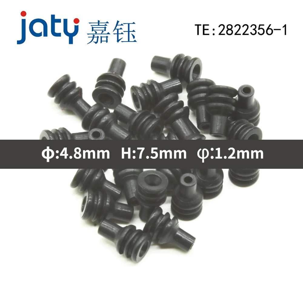 

100/500/1000pcs 2822356-1 TE/AMP Automotive Connector Seals Red Waterproof Plugs Connectors Automotive Wire Plugs