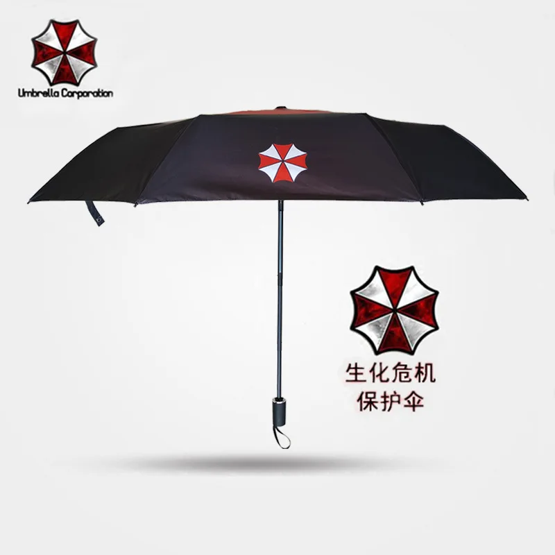 

Resident Evil Umbrella Foldable Umbrella - Unique All-Weather UV Protection Anime Movie Fan Merch