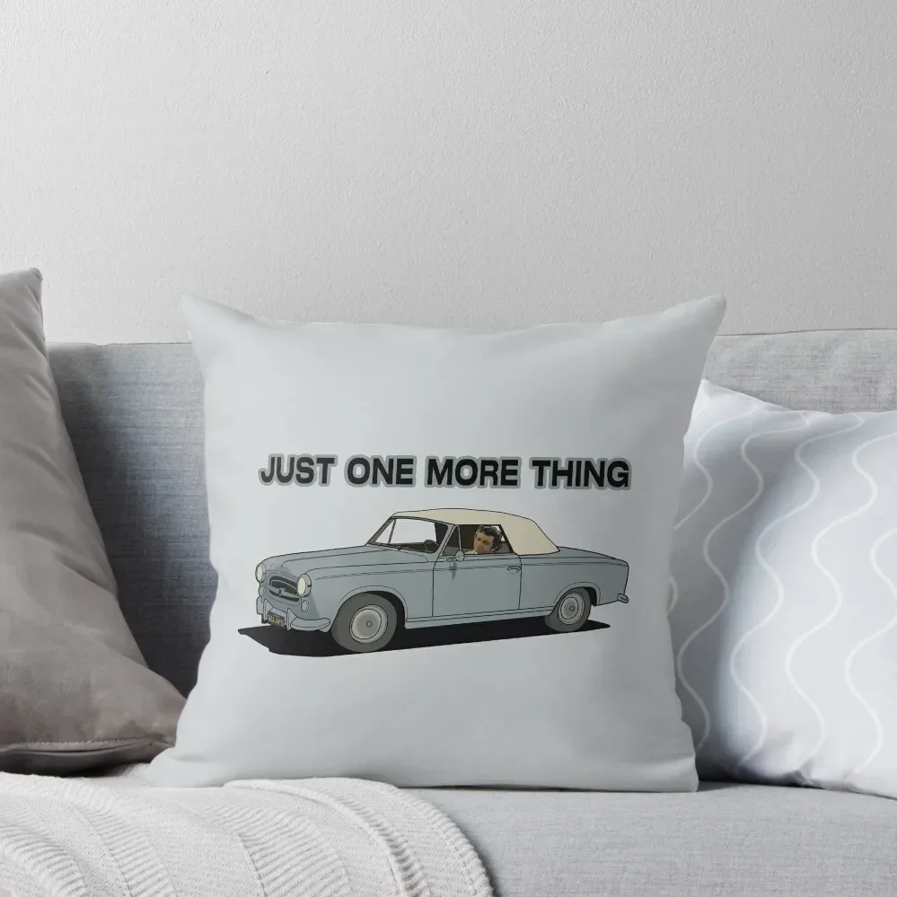 Columbo driving - Just one more thing Throw Pillow Christmas Pillows Pillowcase Cushion Couch Pillows Cusions Cover pillow