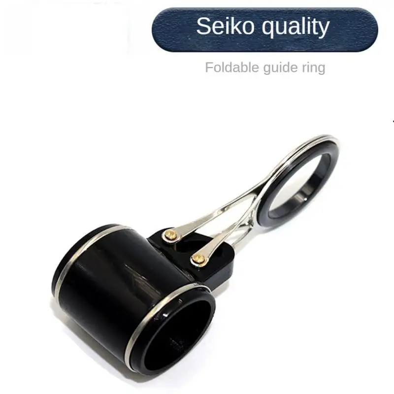 حلقة توجيه مغناطيسية من الفولاذ المقاوم للصدأ ، دليل العين القابل للطي ، سلك طويل الصب ، قضيب بحري مُعدّل تصليح ذاتي الصنع ، صنارة صيد مرساة