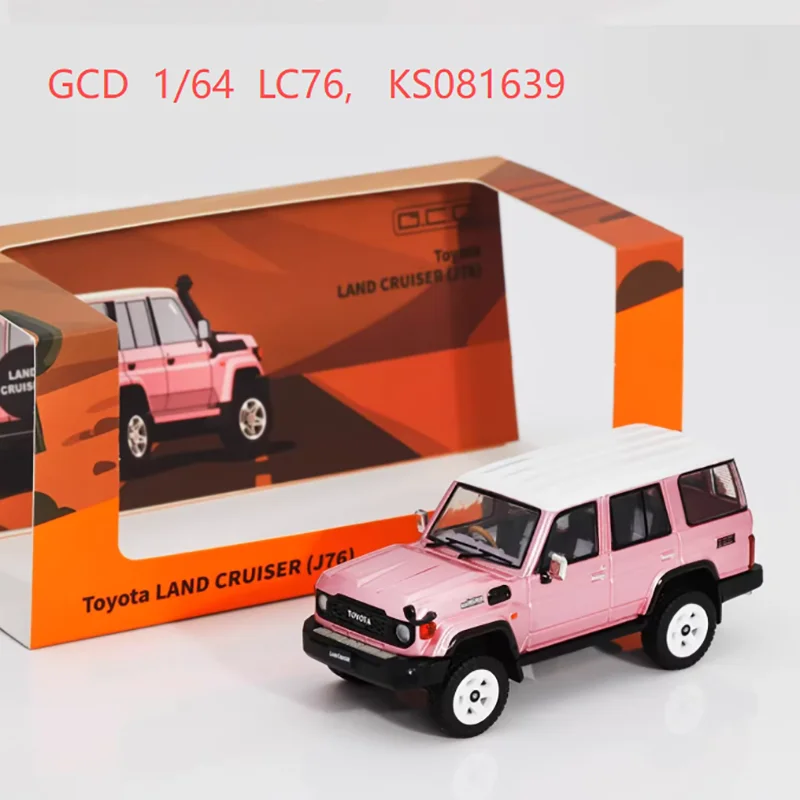 GCD Schaal 1:64 Land Cruiser LC76 Simulatie Legering Automodel Statische Display Collectible Toy Gift Souvenir Decoratie