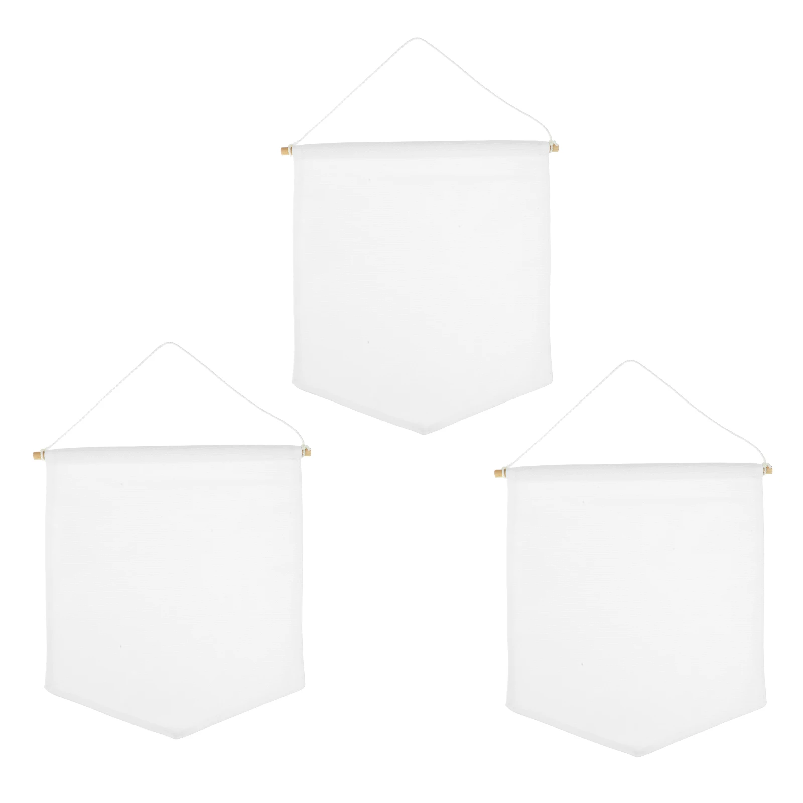 

Pin Display Canvas Pennant Banner White Wall Banner Blank Banner Canvas Banner