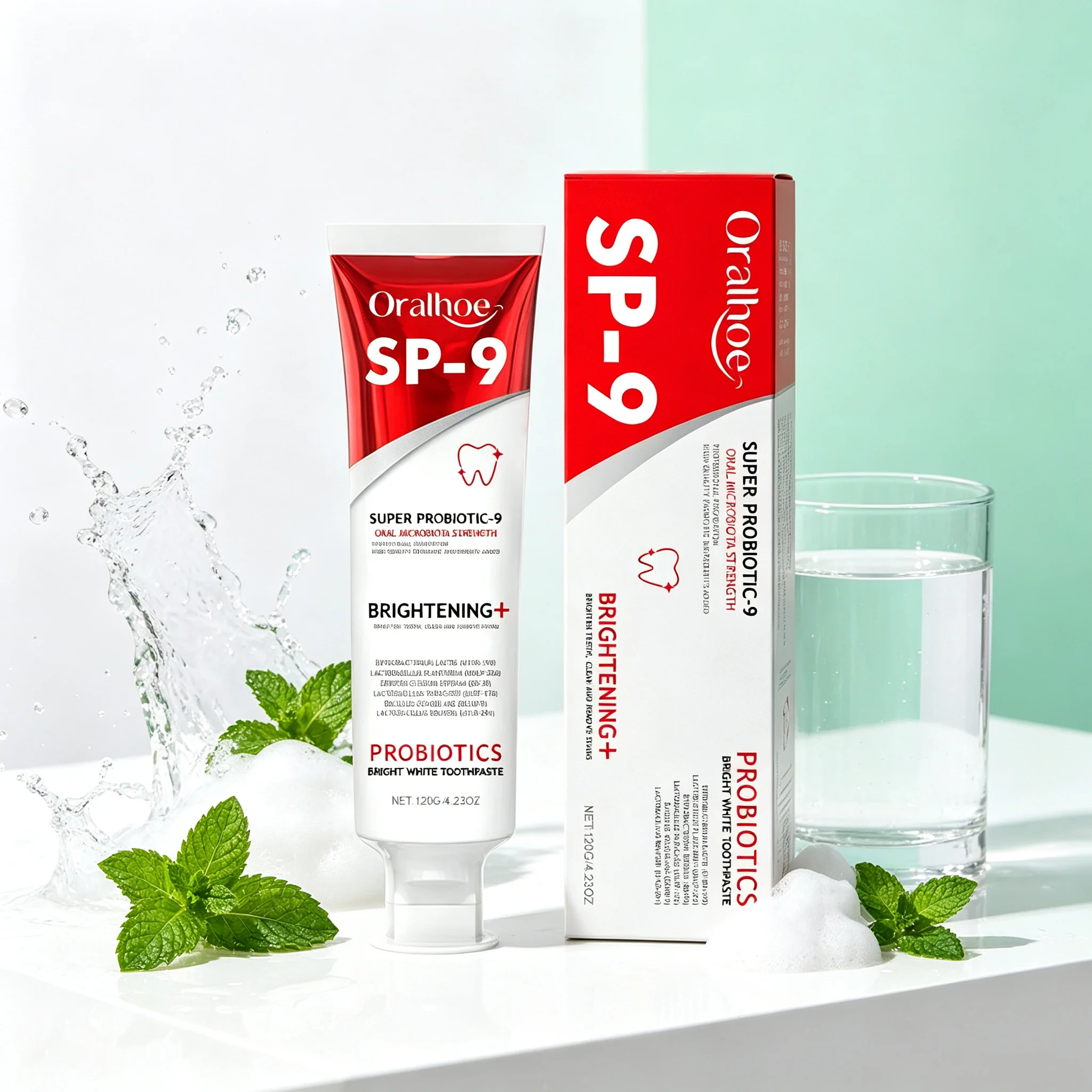 Sp-9 Probiotic Toothpaste Clea - Teeth Whitening Natural recension och pris