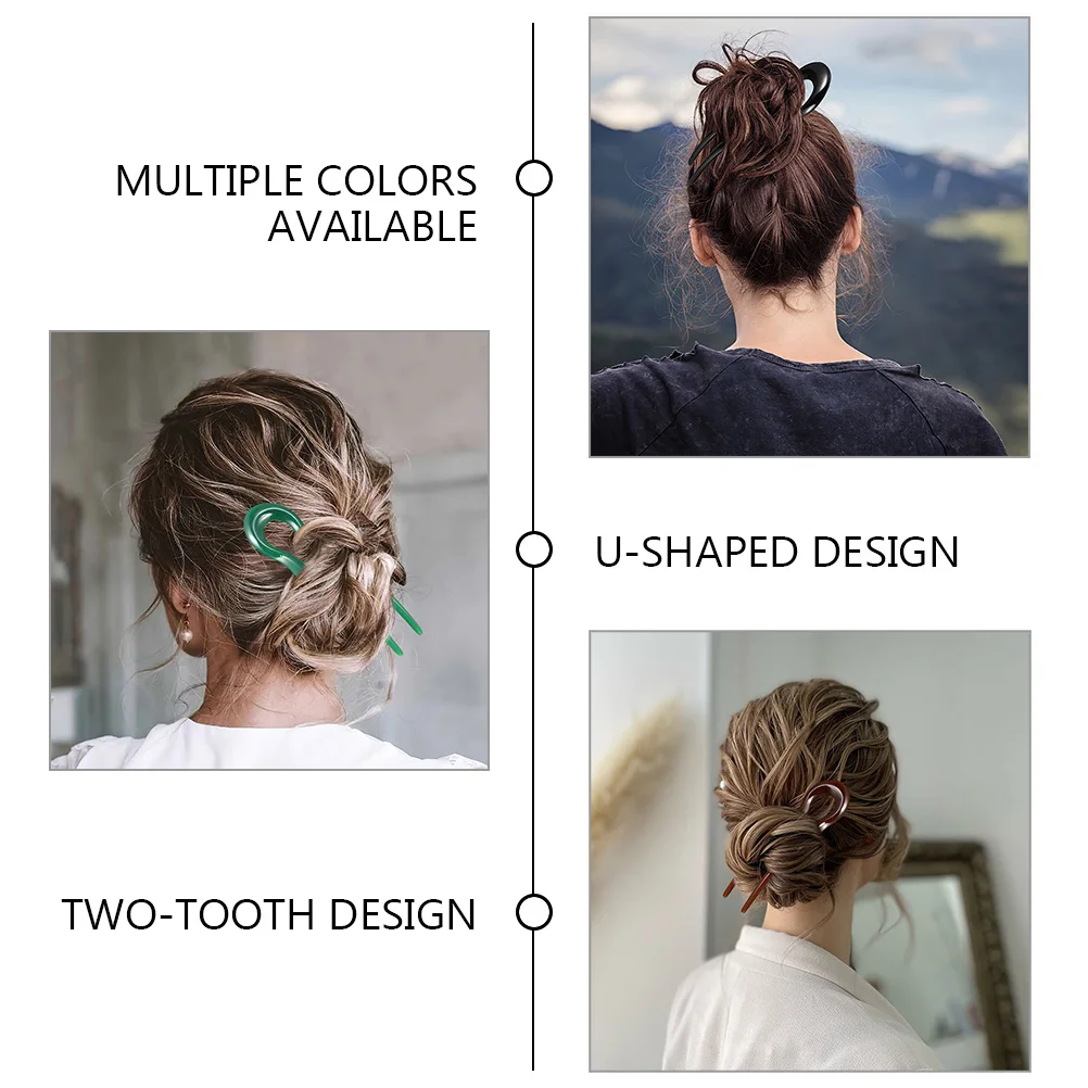 

10pcs Forks For Women Vintage Pins French Sticks Girls Bun Sticks Elegant Hair Accessories Chignon Pins Updo Hair Tools