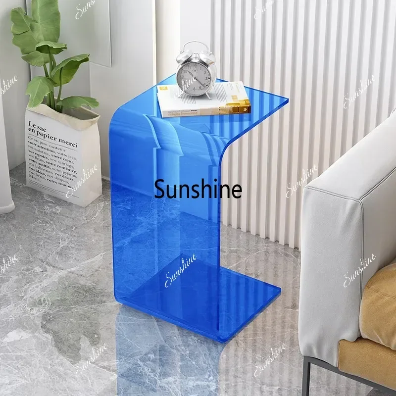 

Unique Books Coffee Table Luxury Nordic Bedroom Transform Aesthetic Side Table Acrylic Service Mesa Auxiliar Patio Furniture FT