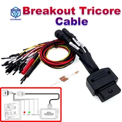Jumper Cable Breakout Tricore Cable Full Protocol OBD2 Bench ECU Chip Tunning Tool for MPPS VVDI MB Openport 2.0 KESS Xhorse CG