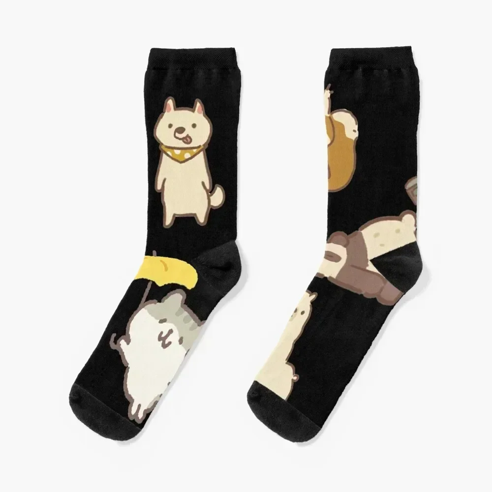 

Animal Restaurant Socks winter gifts man moving stockings Run Men Socks Luxury Brand Women's