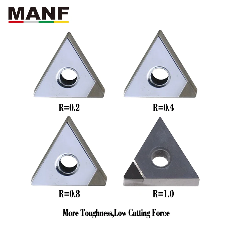 MANF Hardstone Pcbn Insert TNMG TNMG160402 TNMG160404 TNMG160408 Lathe Turning Tool For MTJNR MTJNL MTENN MTFNR Toolholder