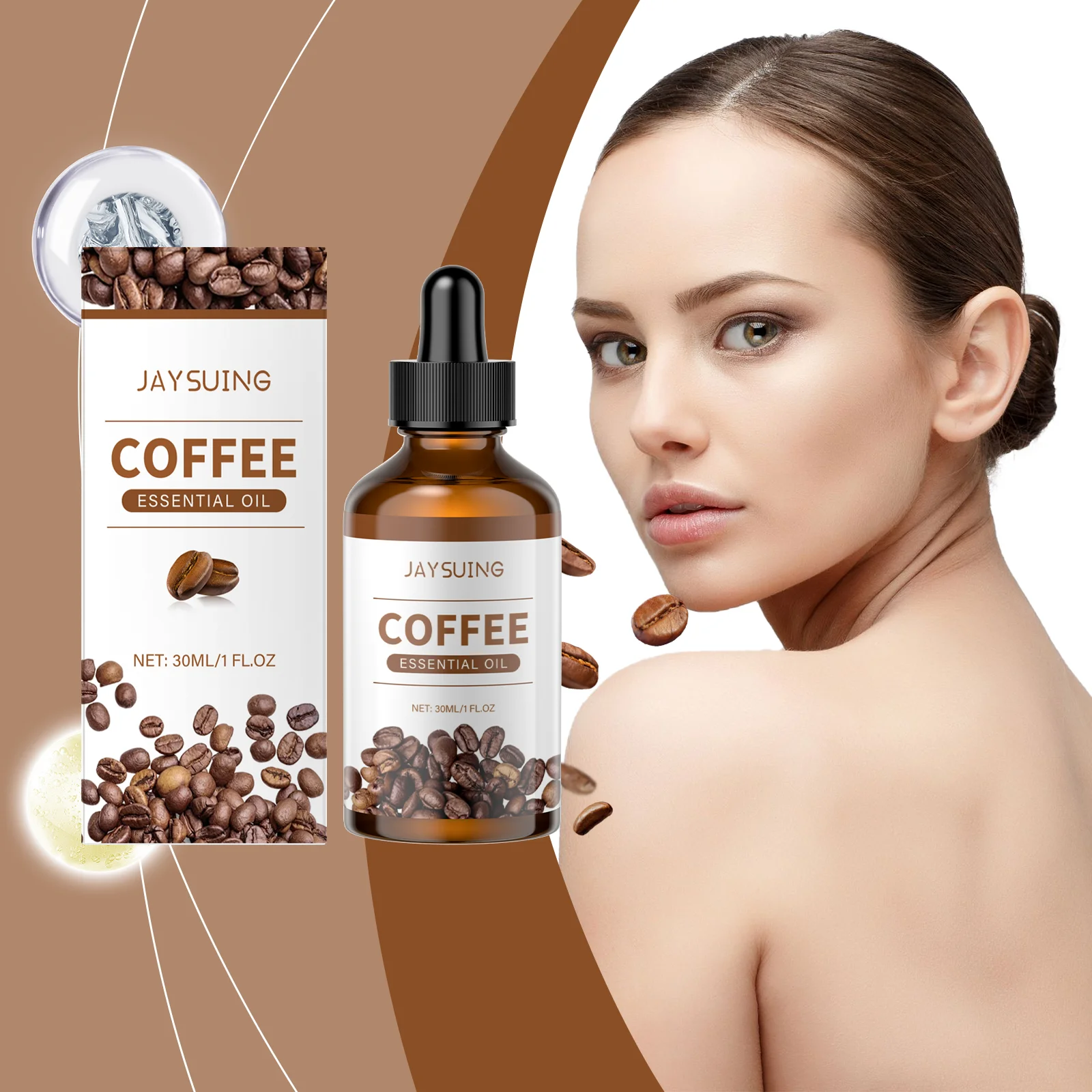 Coffee Nourishing Essential Oil Deep Moisturizing Aromatherapy Massage Skin Improve Face Drying Multi-functional Body Care Oil