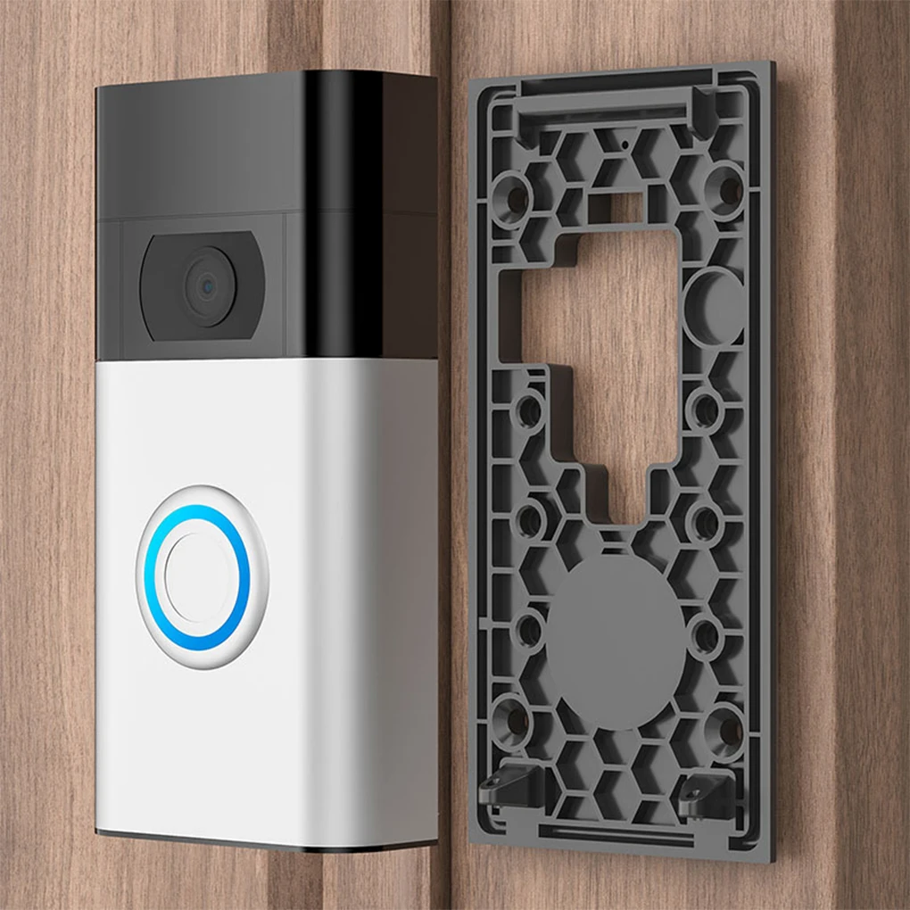 Adhesive Installation Ring Doorbell No Drill Mount For Quick And Easy Setup Ring Camera Door Mount