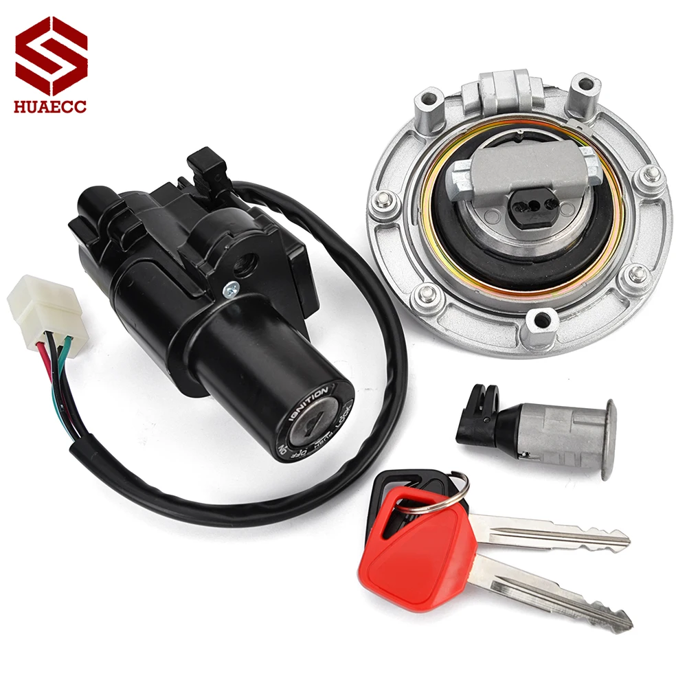 Ignition Switch Locks Fuel Gas Tank Cap Key Set for Honda CB600F Hornet 600 599 CBR1100XX VFR800 VTR1000 CB1100SF 35010-MCW-A01