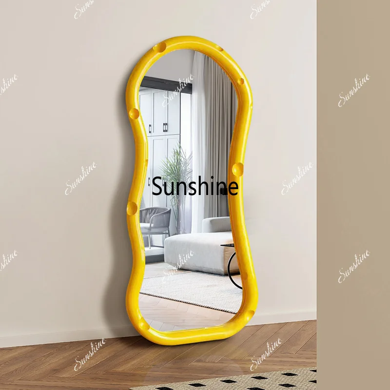 Oval Cute Mirrors Full Body Standing Nordic Princess Bedroom Mirrors Full Body Living Room Espejos Decorativos Room Decoration