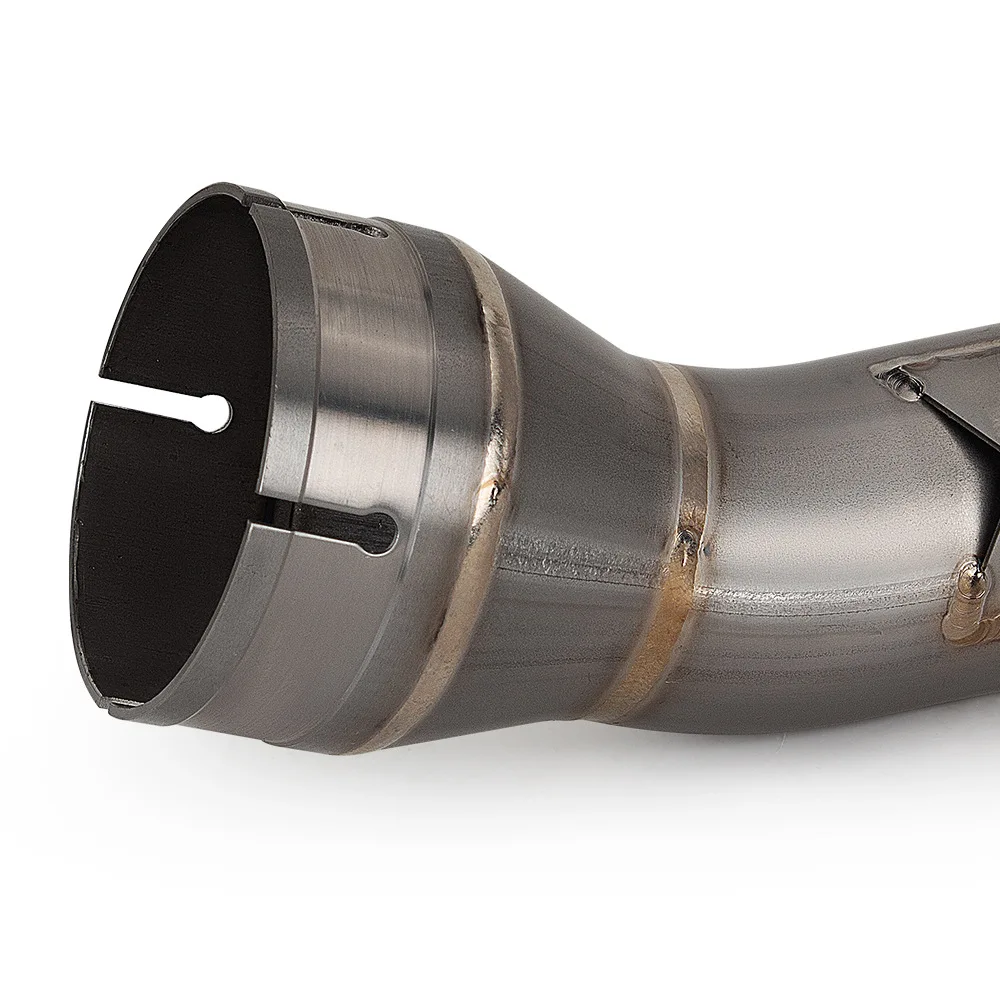 Suitable For ZX10R Modification, Titanium Alloy Middle Exhaust Pipe, Connected To The Tail Section Of The Original Car 2021-2024