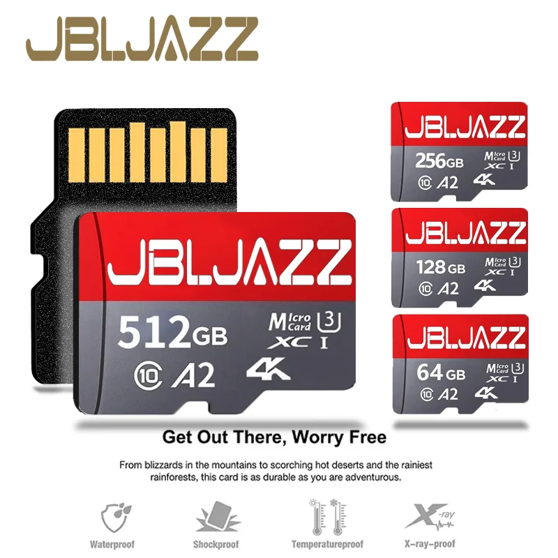 

High-Speed Memory Card - Mini SD 512GB 256GB 128GB 64GB MicroTF SD Flash Card for Digital Storage