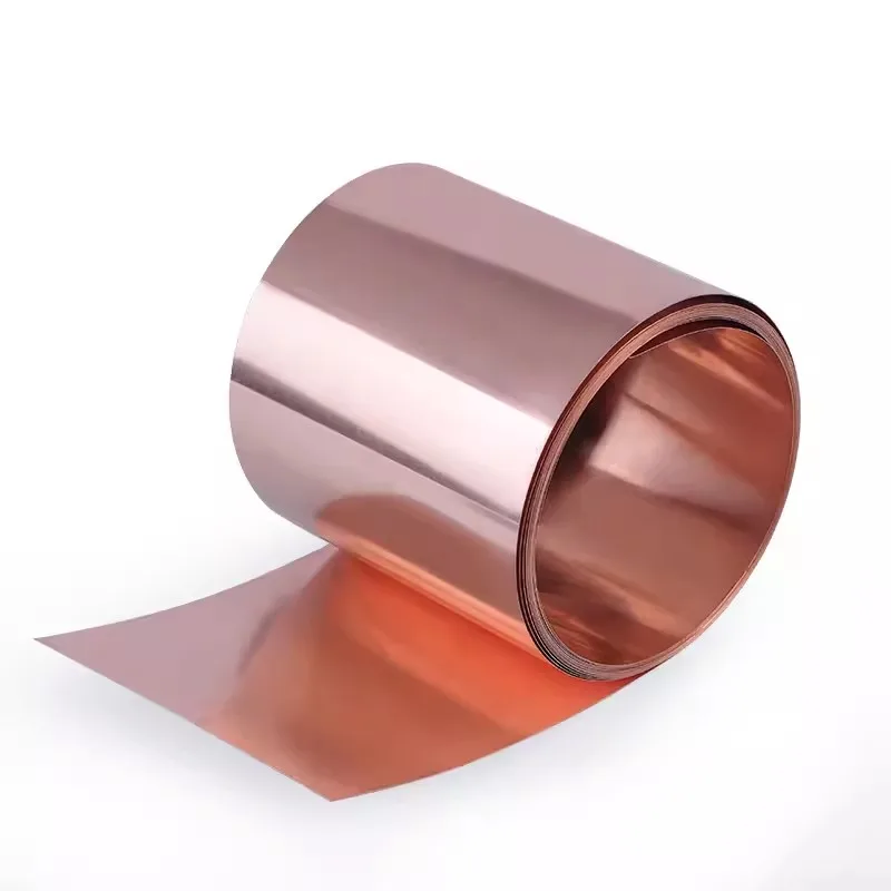 1Pcs 99% Pure Copper Cu Metal Sheet  Foil Plate Copper Sheet Thickness 0.1mm~8mm Length 50mm~5000mm