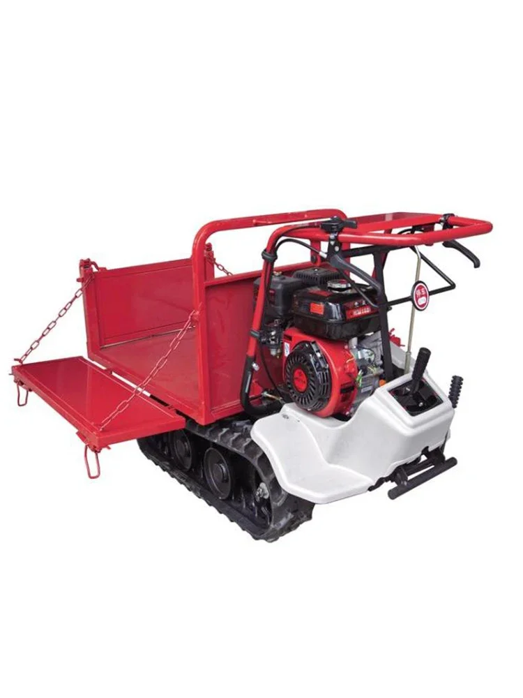 

Small Crawler Transporter Orchard Mountain Area Agricultural Pallet Truck Climbing Transporter Construction Site Gasoline Hill