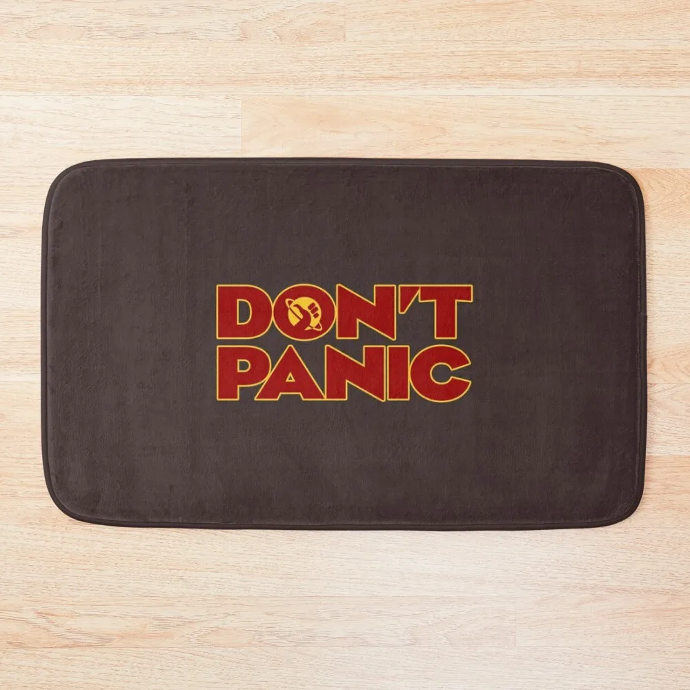 

Don_t Panic Hitchhikers Guide To The Galaxy Bath Mat Anti-Slip Bathtub Kitchen Rug Entrance Doormat Mat