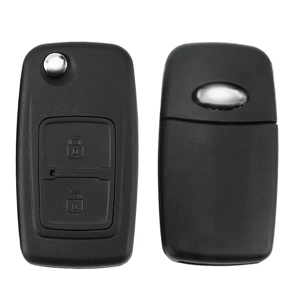 Uncut Blade Remote Case Fob 2 Buttons Car Key Shell Durable Remote Key Case for Chery Tiggo A1 E5 A5 Fulwin Cowin Easter