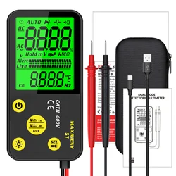 NEW Portable Digital Multimeter MAXRIENY S7  LCD Display DC AC Voltmeter NCV Ohm Live Continuity Hz Tester USB Lithium Battery