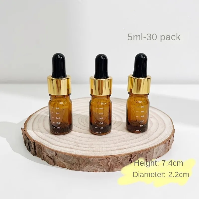 3pcs/let Refillable Bottle Travel Fluid Pipette Bottle Graduated Essential Oil Drip Bottle Perfume Bottle