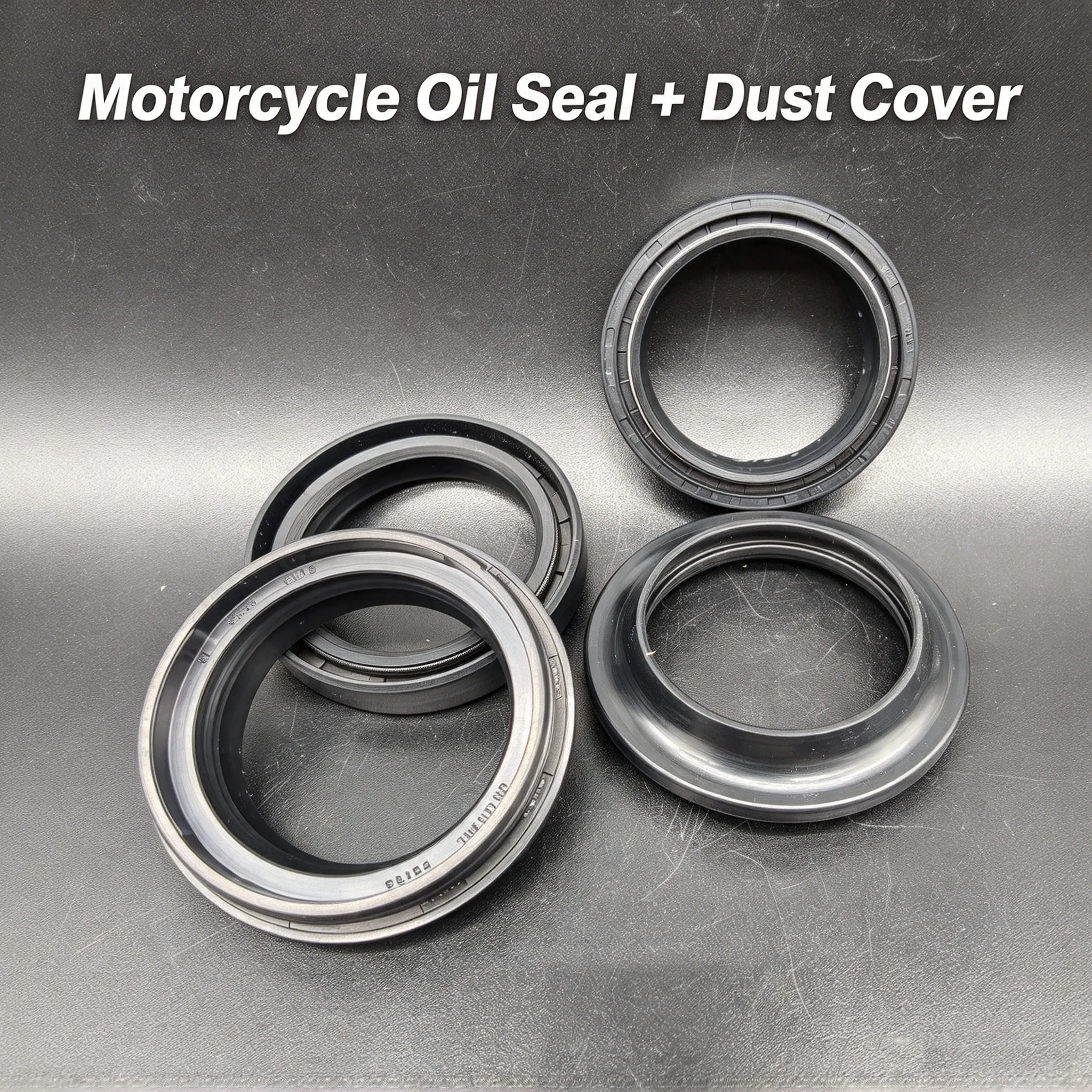 Front Shock Absorber Oil Seal for BMW K75S 1993-1995 K750RT 1991-1996 R80R 1991-1995 R100R 1991-1996 R1200S 2004-2006