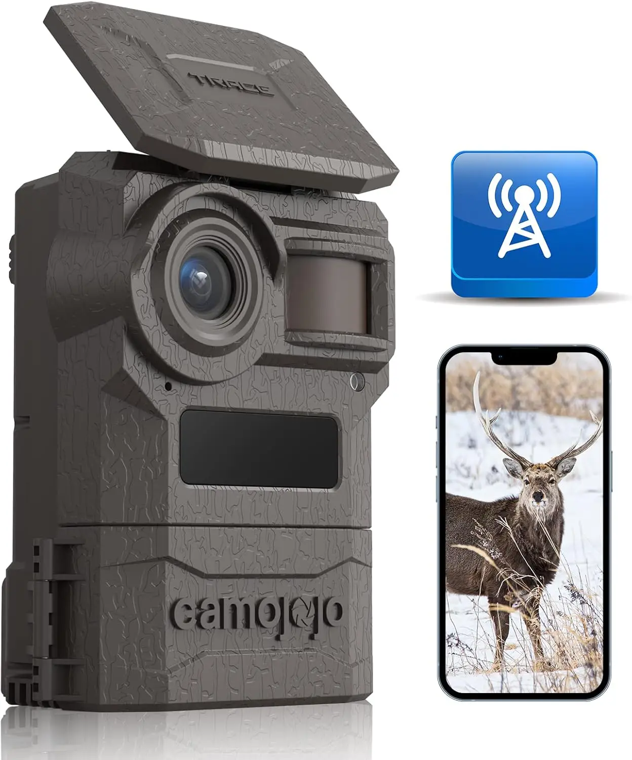 Trail Camera with 1080P Video, 0.2s Trigger, IP66 Waterproof, 32GB SD & SIM Card