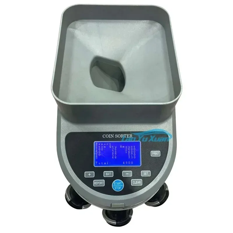 

XD-1000 High Speed Multi Currency Coin Counter & Sorter Quality Count Mix Value with Tube for EUR THB PLN CAD