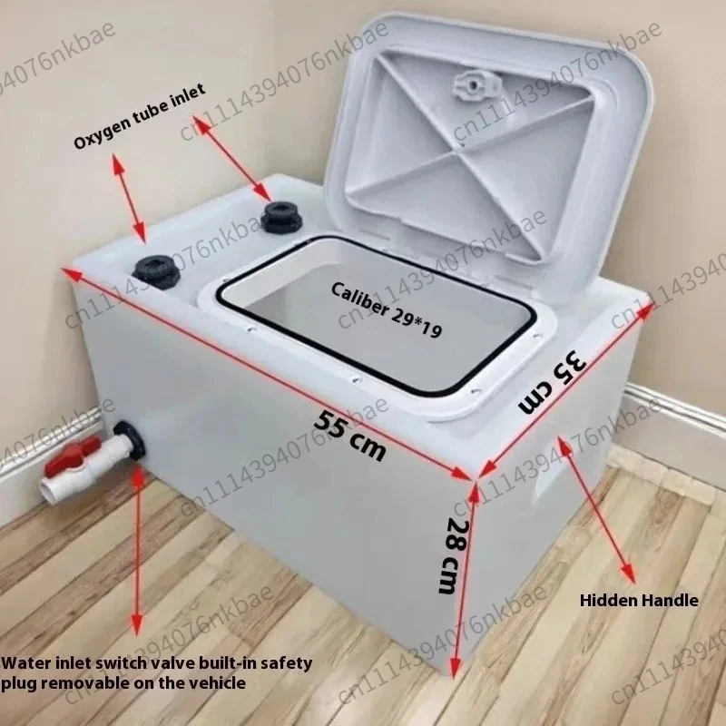 Live Fish Bucket Thickened   40L/60L/70L New Car Fishing Box Transportation Environmentally Friendly Plastic Storage Tank