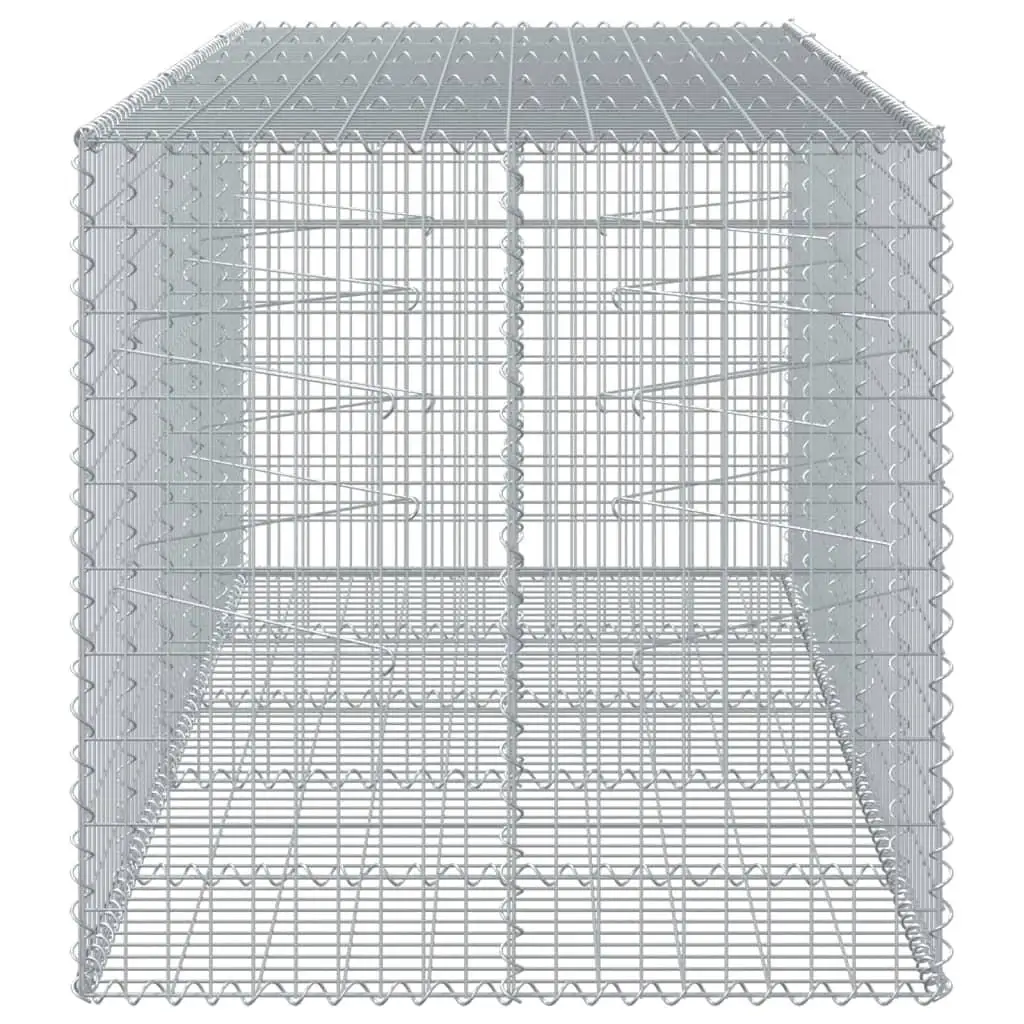 Корзина Gabion из оцинкованного железа с крышкой - 98. для X3 9. X3 9.4 Опора для сада на открытом воздухе