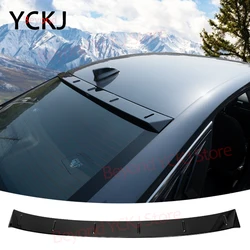 Rear Roof Window Spoiler Wing For Honda Civic 11th Gen 2022-2024 4DR Sedan Gloss Black ABS Rear Tail Wing Lip Car Accessories