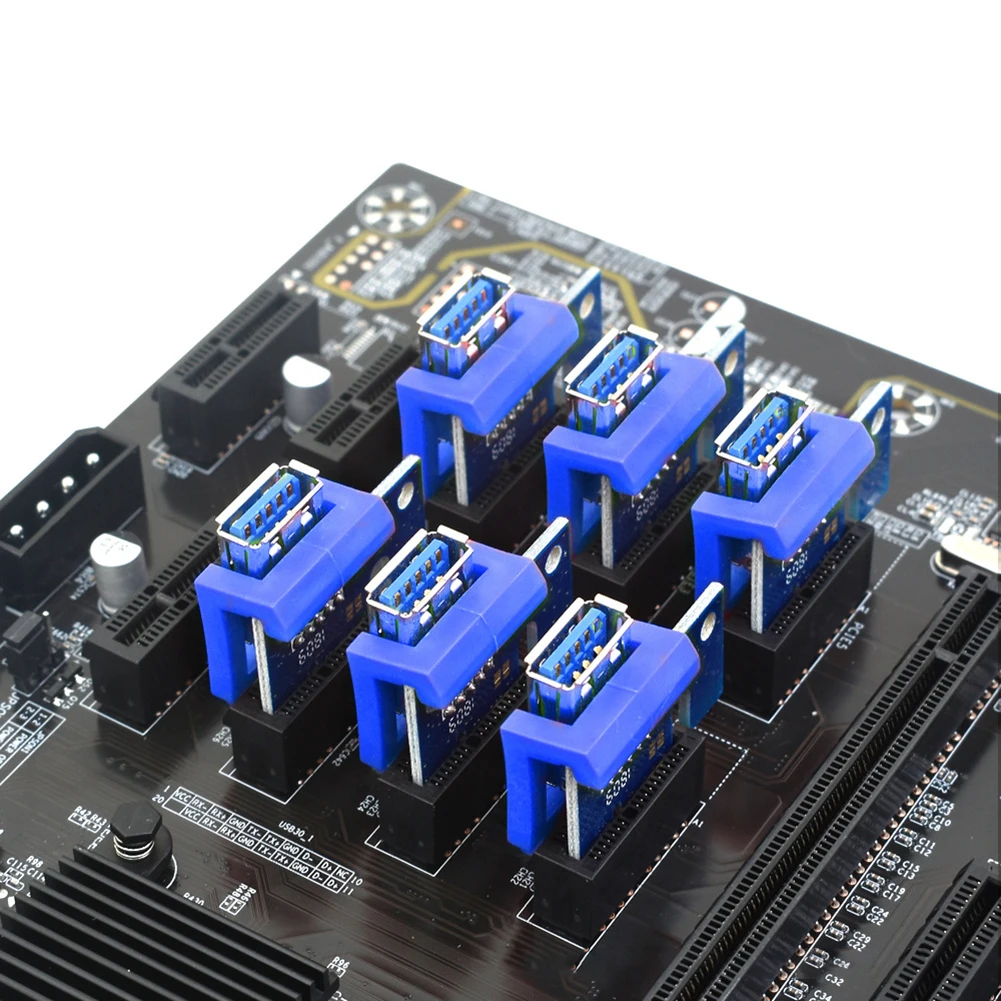 PCI-E Riser Card Retainer para Mineração, Armário de Montagem Vertical, Extensor de Cabo, ETH, BTC, Placa De Vídeo, 1X, 16X, 10Pcs