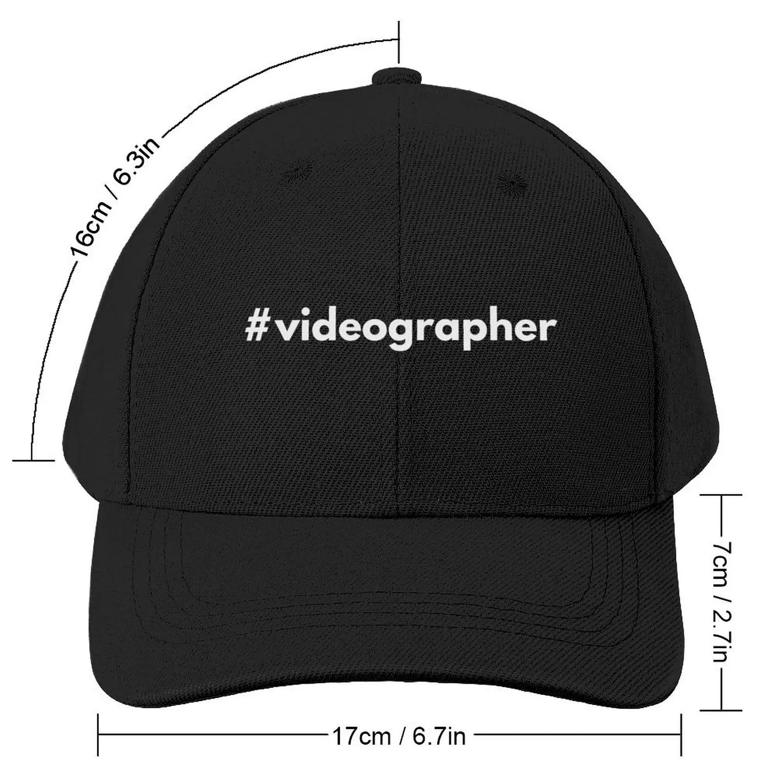 Hashtag Video graph Baseball Cap Visier Ikone Frauen Strand Mode Männer