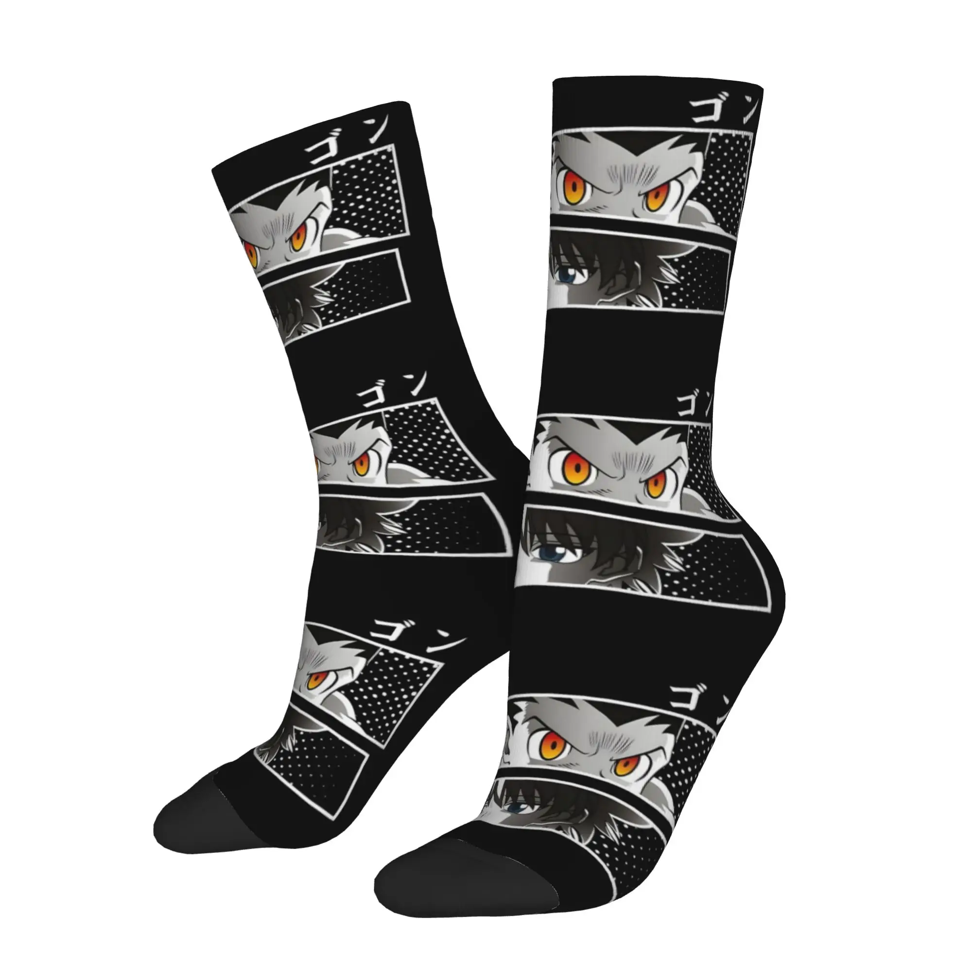 Autumn Winter Hip-hop Unisex Hunter x Hunter Anime Socks  Sweat Absorbing Skateboard Socks