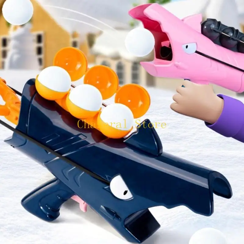 E7ce Snowballs Maker Mold with Snowballs Blasters Gunsランチャー、スノーボールメーカーのおもちゃ