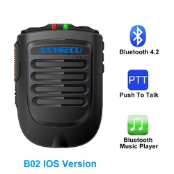 Microphone sans fil Bluetooth pour téléphone portable, radio IP, 3G, 4G, B02, REALPTT ZELLO, IOS, nouveau travail