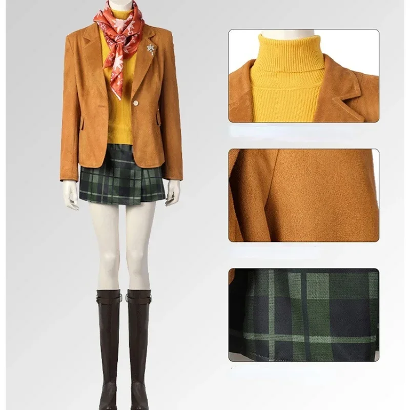 أزياء أنيمي المقيم 4 أشلي جراهام التأثيرية سترة التنانير فانتازيا النساء هالوين كرنفال حفلة لعب الأدوارDqw2Q