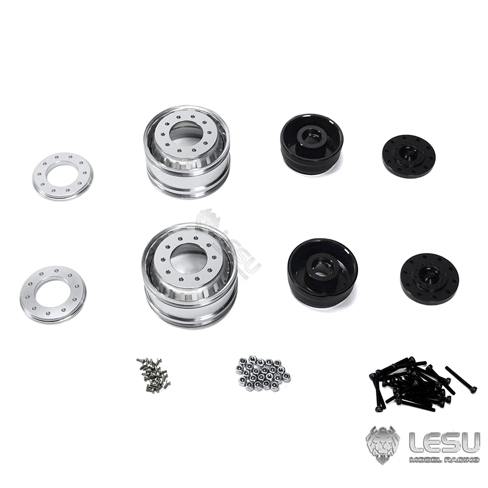 LESU Wheelhub Bearing Brake Drum Metal for 1/14 RC Car Remote Control Truck Part Accessories Toys for Adult Th22559-Smt3