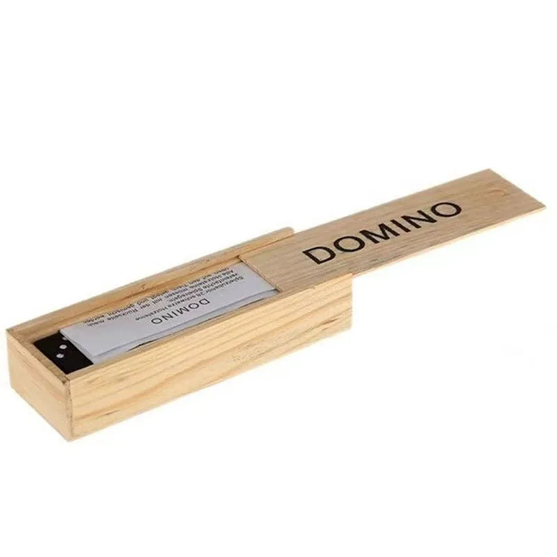28 pz/set domino in legno giochi da tavolo viaggio divertente gioco da tavolo domino giocattoli capretto bambini giocattoli educativi per i regali dei bambini