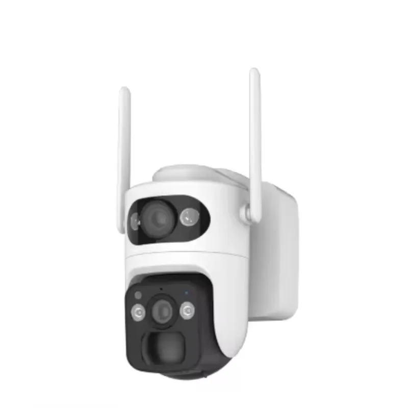 

6MP Outdoor Dual Lens Wireless Ip Camera Cctv ICsee Wifi Dual Ball Machine Camera 4K Dual Lens Ptz Network Camera Security