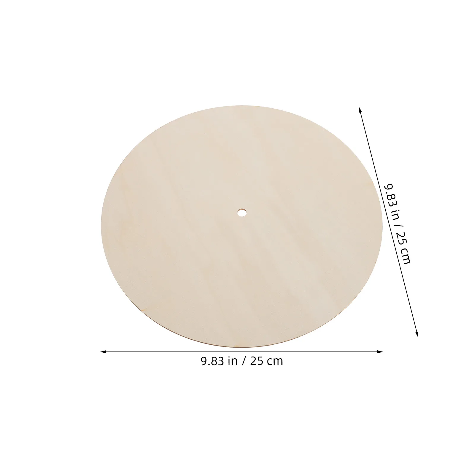 3Pcs Blank Wooden Clock Face Round Natural Wood DIY Painting Craft Clock Dial for Kids Time Learning Wall Decoration Kit - view 6