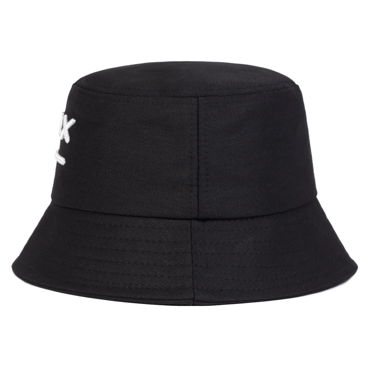 Unisex XX Smiling Face Embroidery Personality Bucket Hats Fishermen Caps Outdoor Casual Cap Sunscreen Hat