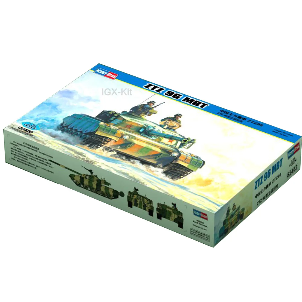 Hobbyboss 82463 1/35 Scale  ZTZ96 ZTZ-96 MBT Main Battle Tank Vehicle Hobby Craft Toy Plastic Model Building Kit