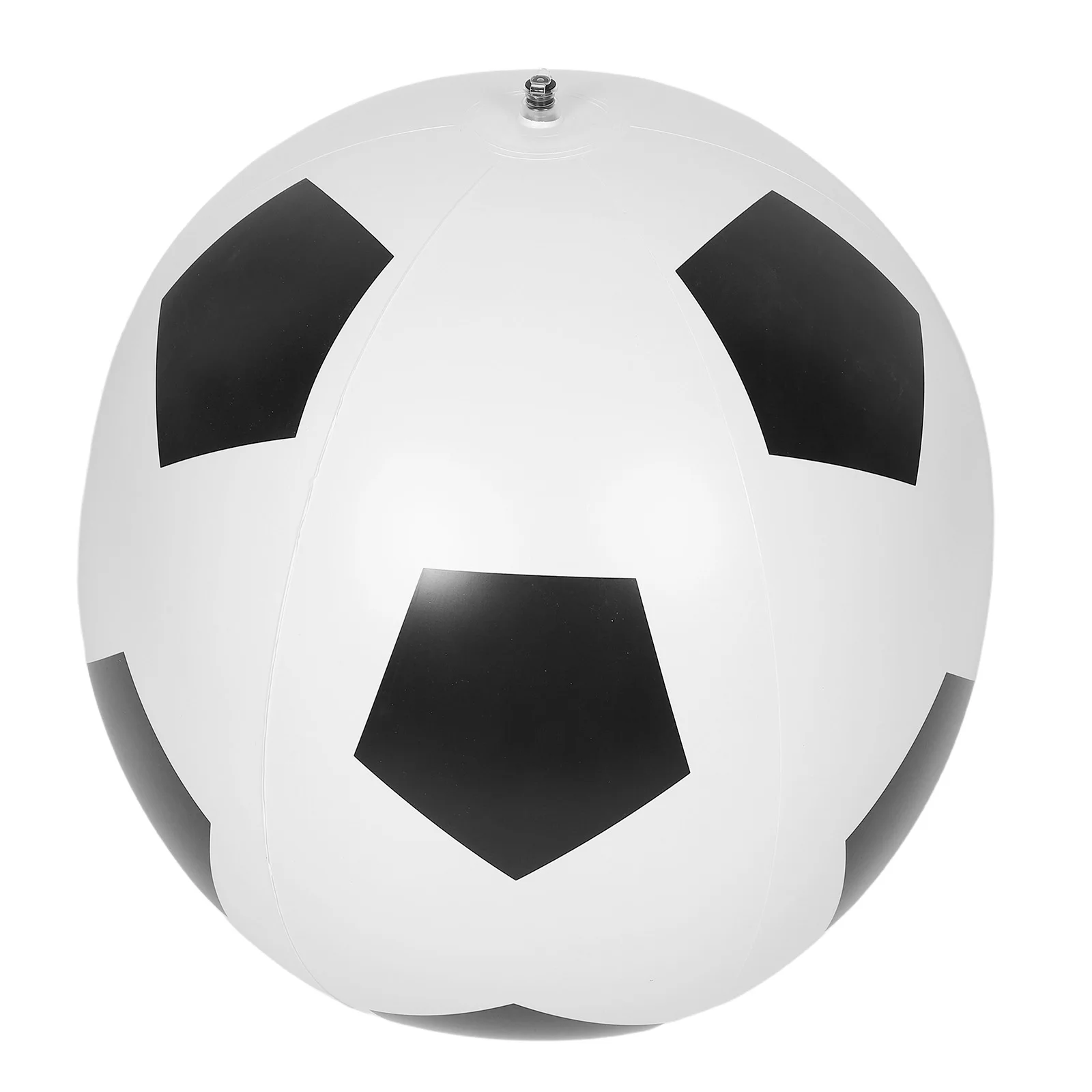 60Cm Inflatable Football Giant PVC Blow Up Soccer Ball for Kids Outdoor Beach Pool Water Games Portable Sports Activity Family