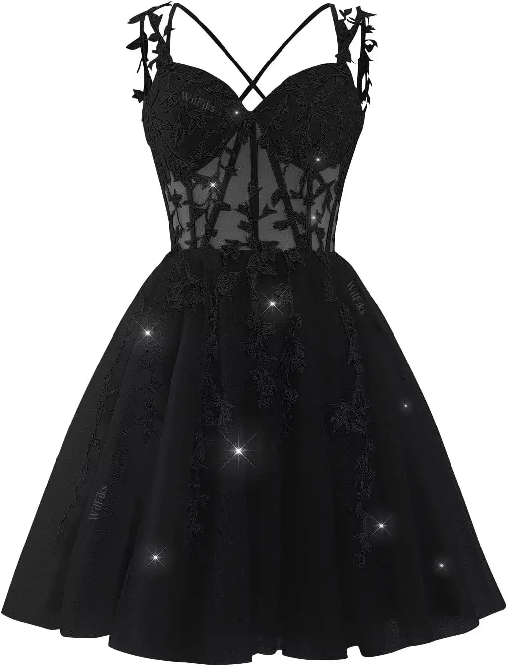 

Подростковый блестящий кружевной корсет с аппликацией, сказочное бальное платье для выпускного вечера, короткое тюлевое блестящее платье Quinceanera для девочек