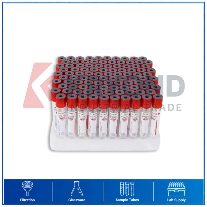 10ml Vacuum Blood Collection Tube PRP PRF CGF Separation Centrifuge Tube Glass PET Sterile Laboratory Consumable 10pcs Pack Set