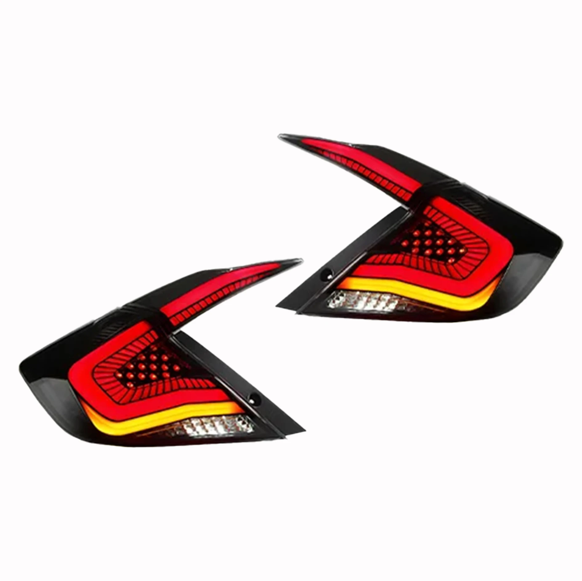 

Led Tail Lights For Honda Civic 2016 2017 2018 DK Motion Modified Smoke Red Tail Lamp Assembly