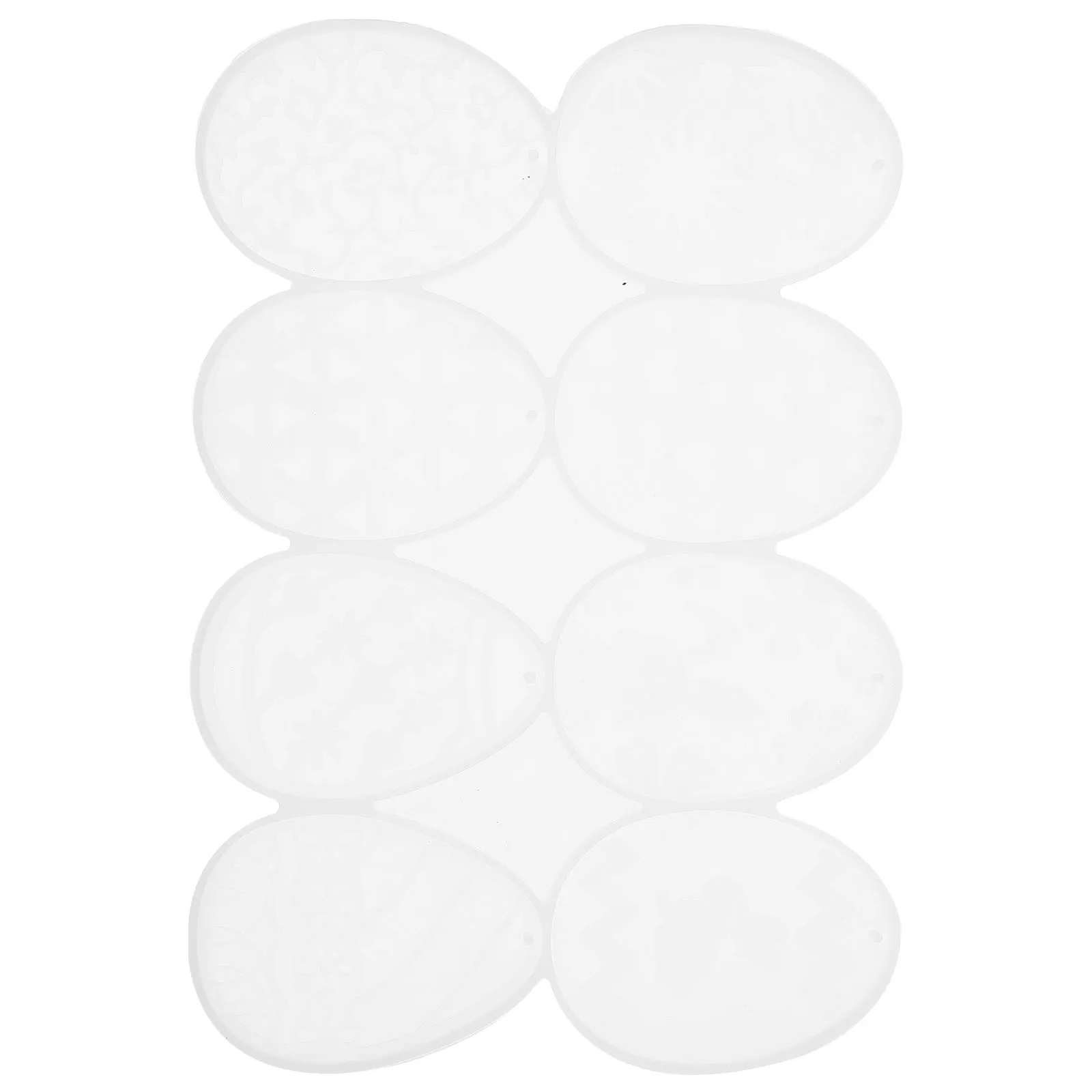 

Colorful Easter Egg Silicone Mold Key Hanging Decor Pendant Molds Craft Supplies DIY Tools Reusable Baking Cake